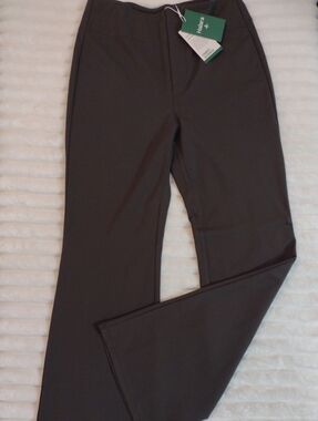 New Halara Athleisure Pants Women Med High Waist Back Pockets Bootcut Olive NWT